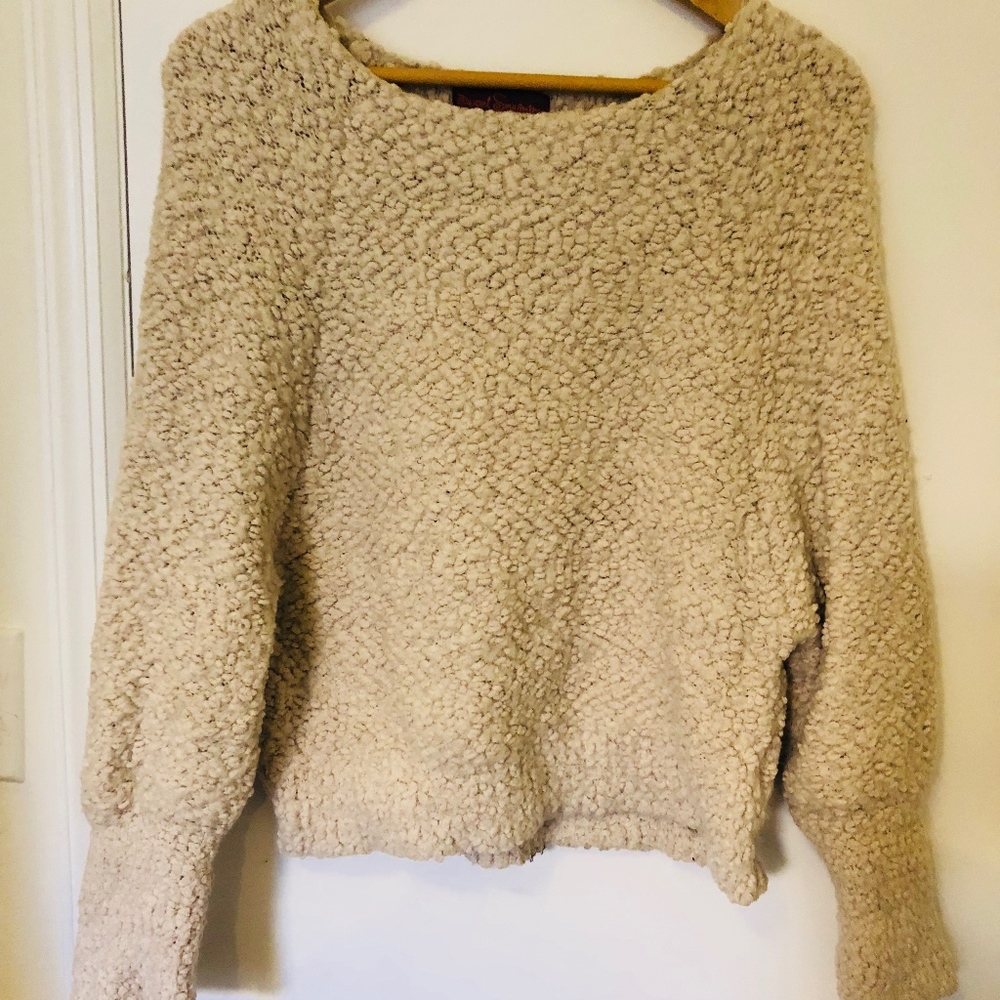 Plush Warm Beige Sweater